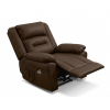 ELECTRIC RECLINER CHAIR AIR LEATHER DARK BROWN YF-S8062