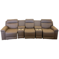 SOFA SET WITH ELECTRIC RECLINER+USB PORT G-2703-BROWN