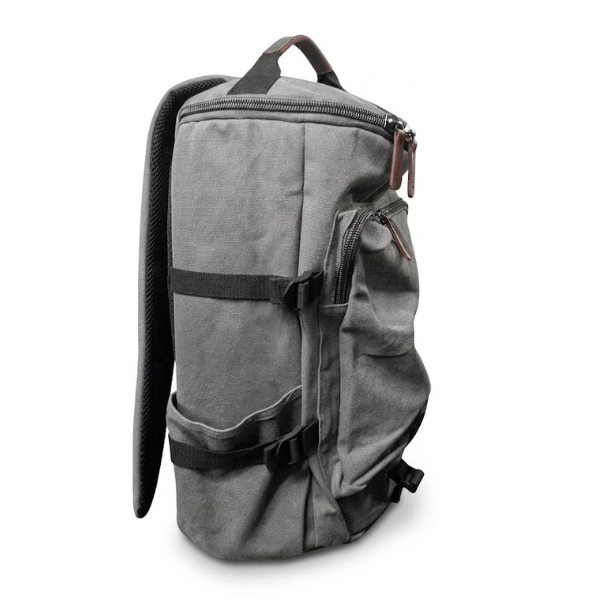 CANVAS BACKPACK GRAY 28X26X48CM XS-25F09
