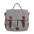 CANVAS LAPTOP BAG GRAY 33X10X29CM XS-25F07