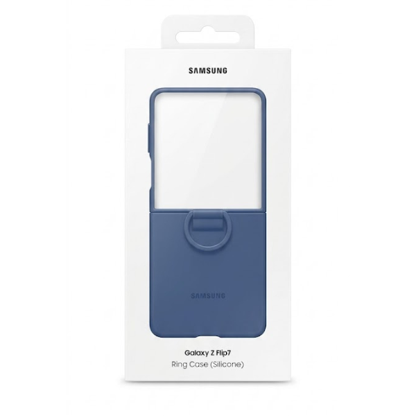 SAMSUNG MOBILE Z FLIP 7 CASE RING SILICON DARK BLUE PF766